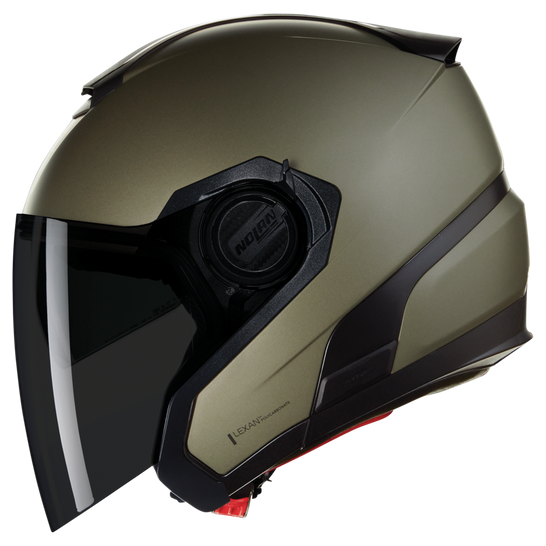 Nolan N40-5 06 Classico Nobile Pietra open-face motorcycle helmet, left side view