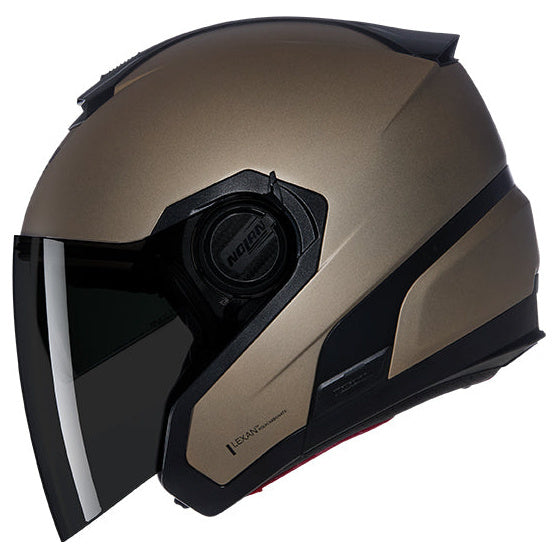 Nolan N40-5 06 Classico Nobile Sabbia open-face motorcycle helmet, three-quarter side view