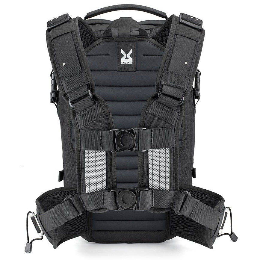 Kriega R25 V2 Waterproof Backpack Black - 25 Litres - rear view