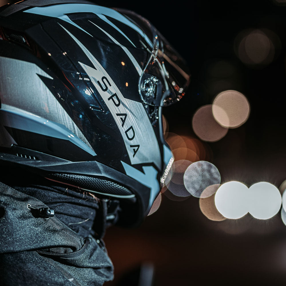 Spada Raiden 2 Thunder Black / Grey FREE UK Delivery, FREE 365 Day Returns | Moto Central