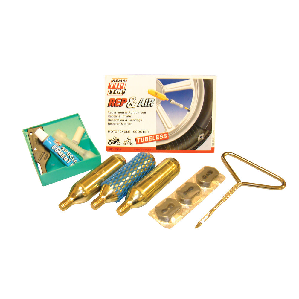 Rema Tip Top Temporary Tubeless Puncture Repair Kit