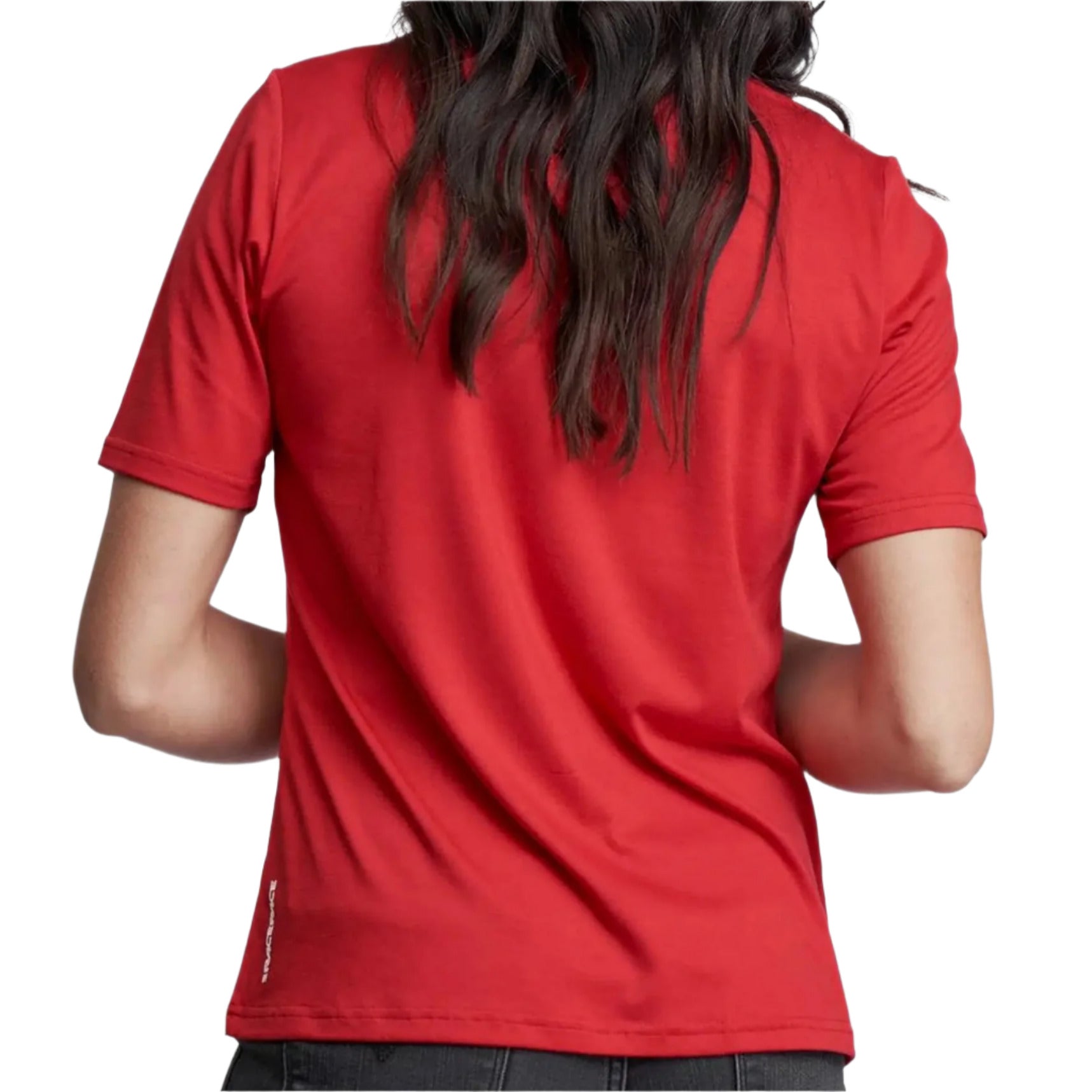 Race Face 8 Bit Pocket Short Sleeves Ladies T Shirt Red - FREE UK Shipping, FREE 365 Day Returns | Moto Central