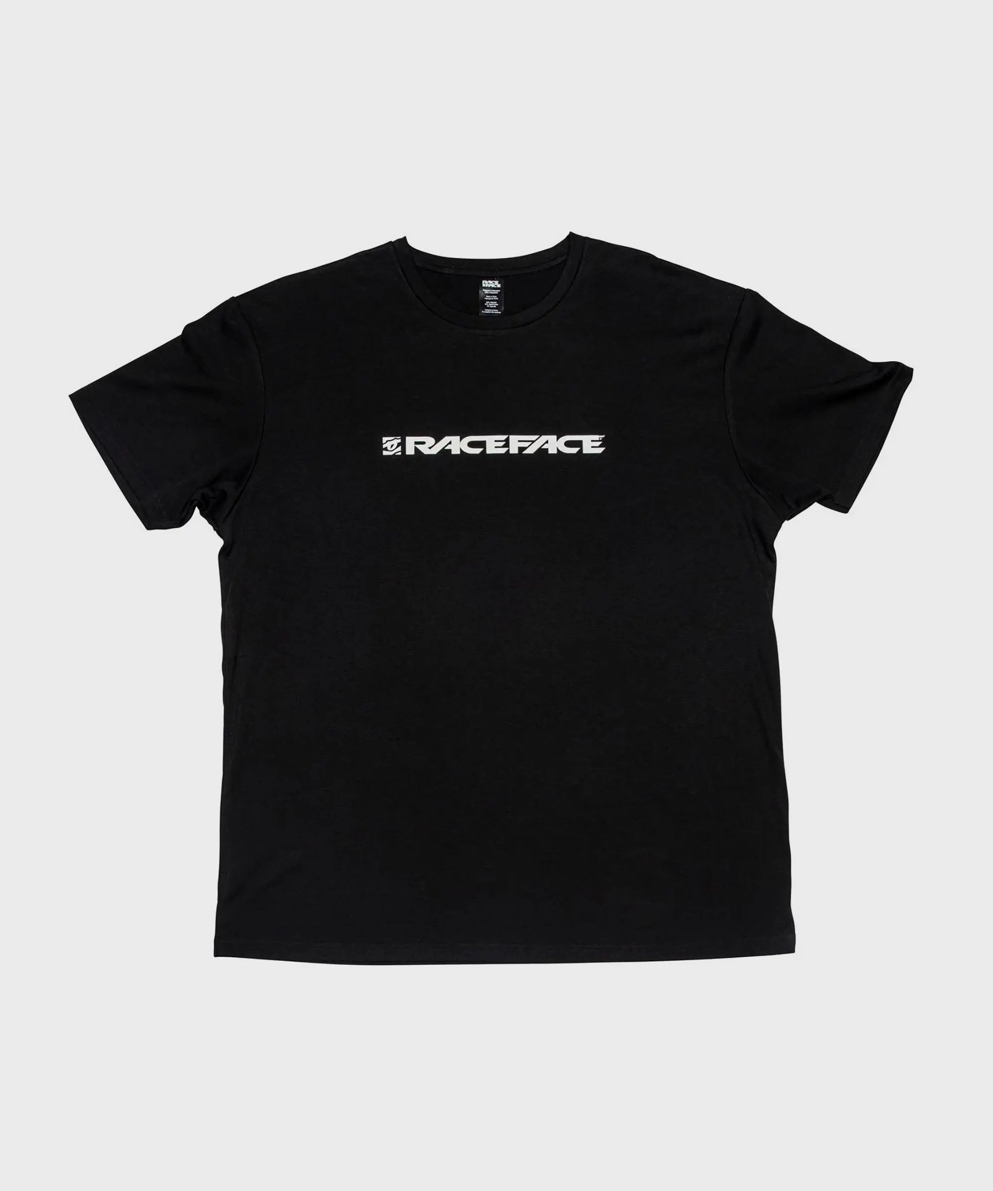 Race Face Classic Logo Short Sleeves Cycle T-Shirt Black - FREE UK Shipping, FREE 365 Day Returns | Moto Central