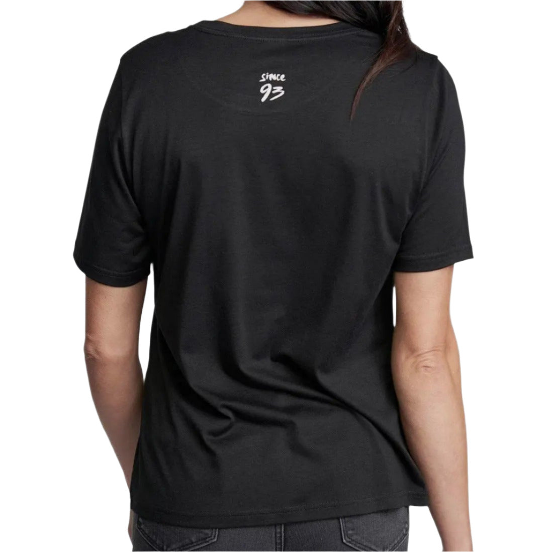 Race Face Classic Logo Short Sleeves Ladies Cycle T-Shirt Black - FREE UK Shipping, FREE 365 Day Returns | Moto Central