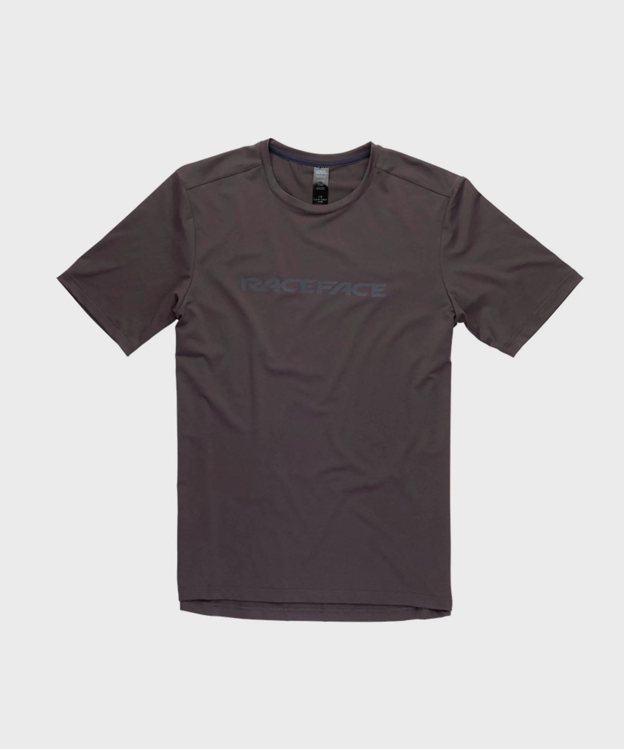 Race Face Commit Short Sleeve Cycle Tech Top Charcoal - FREE UK Shipping, FREE 365 Day Returns | Moto Central