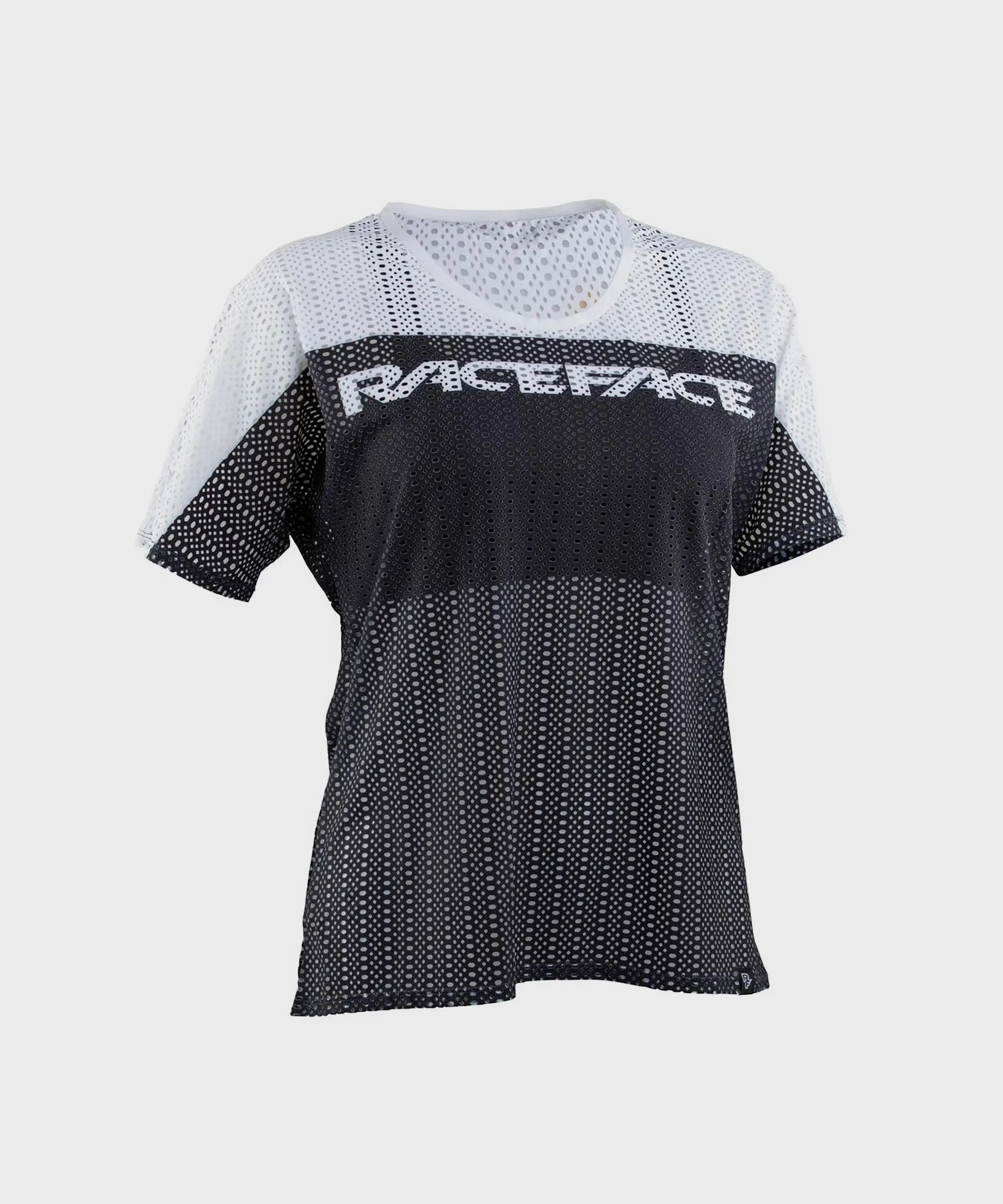 Race Face Maya Ladies Short Sleeves Mesh Cycle Jersey White - FREE UK Shipping, FREE 365 Day Returns | Moto Central