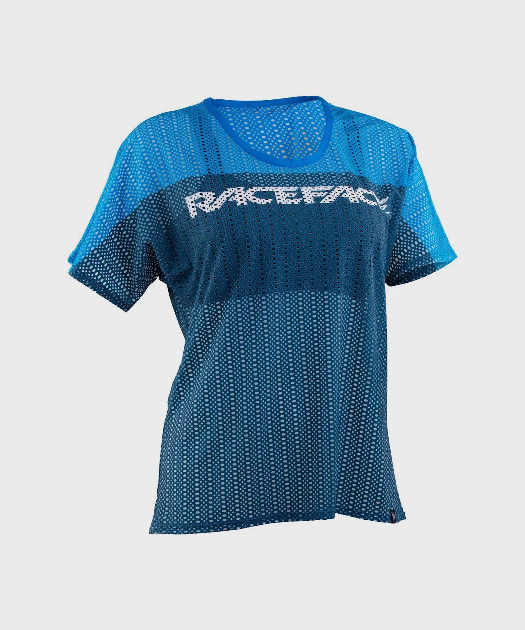 Race Face Maya Ladies Short Sleeves Mesh Cycle Jersey Royale Blue - FREE UK Shipping, FREE 365 Day Returns | Moto Central