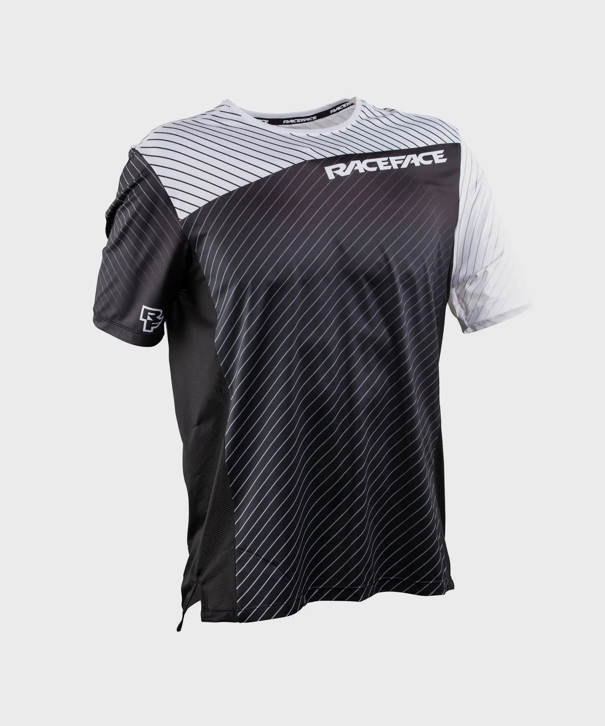 Race Face Indy Short Sleeves Cycle Jersey Black / White - FREE UK Shipping, FREE 365 Day Returns | Moto Central