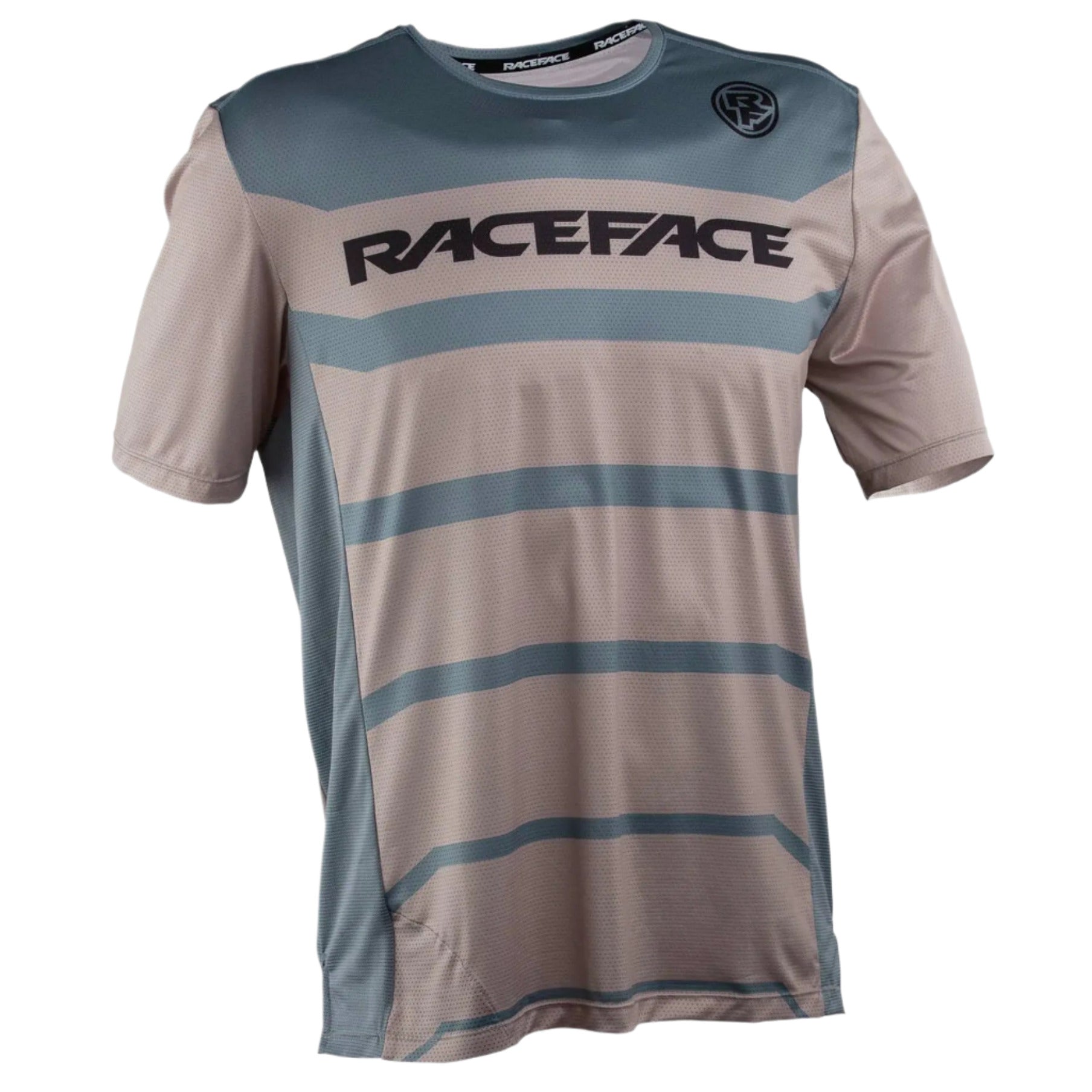 Race Face Indy Short Sleeves Cycle Jersey Concrete - FREE UK Shipping, FREE 365 Day Returns | Moto Central