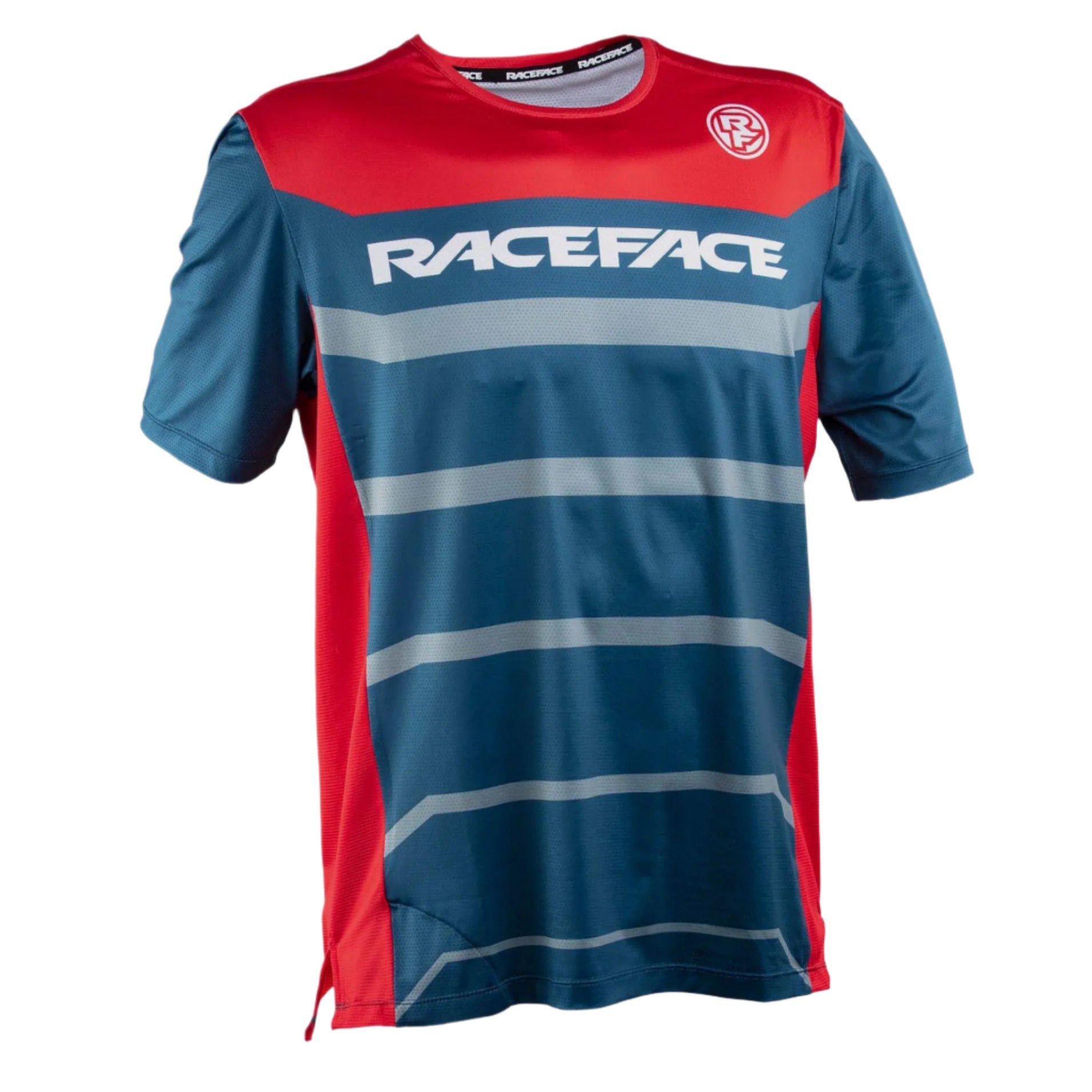 Race Face Indy Short Sleeve Cycle Jersey Navy - FREE UK Shipping, FREE 365 Day Returns | Moto Central