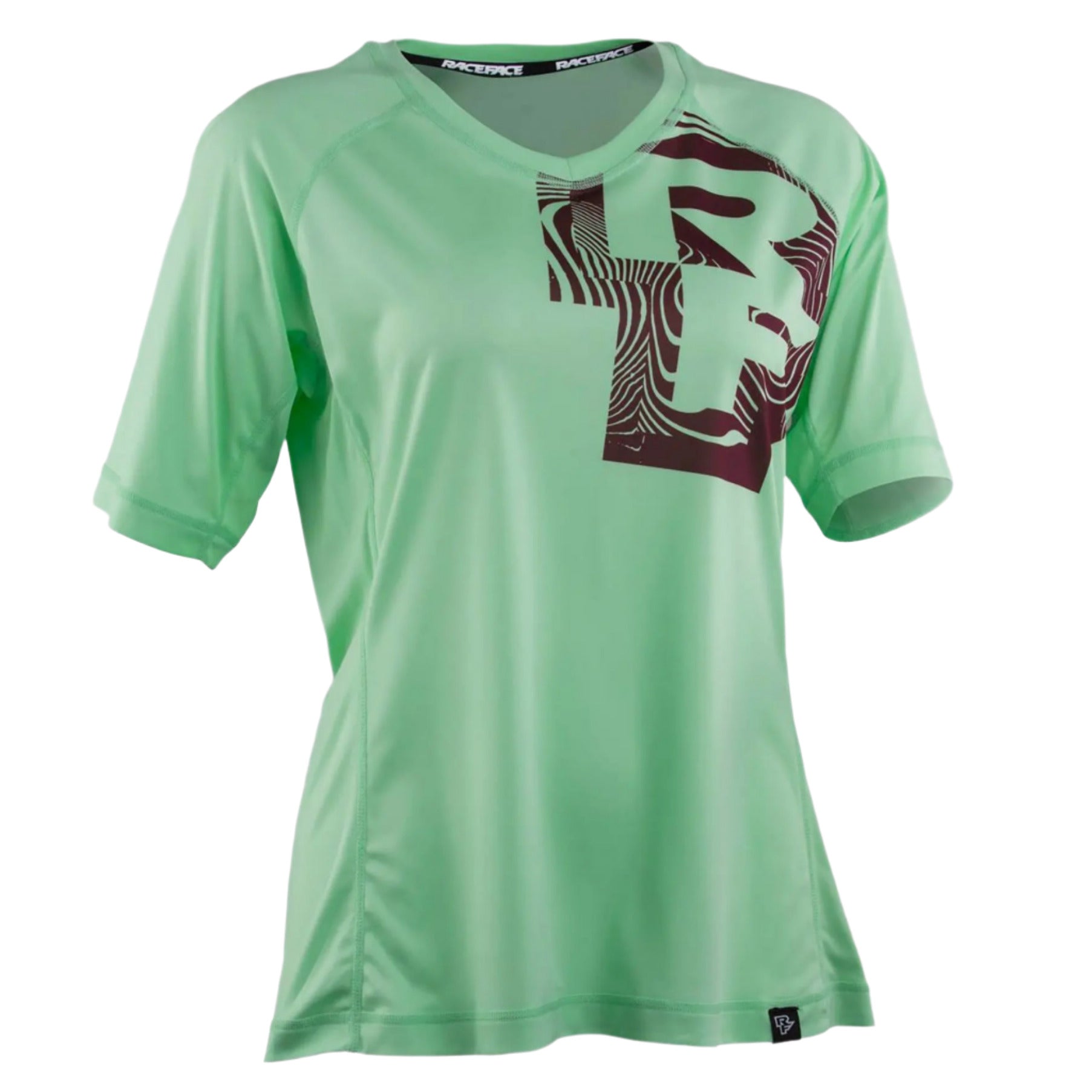 Race Face Nimby Ladies Short Sleeves Cycle Jersey Lime - FREE UK Shipping, FREE 365 Day Returns | Moto Central