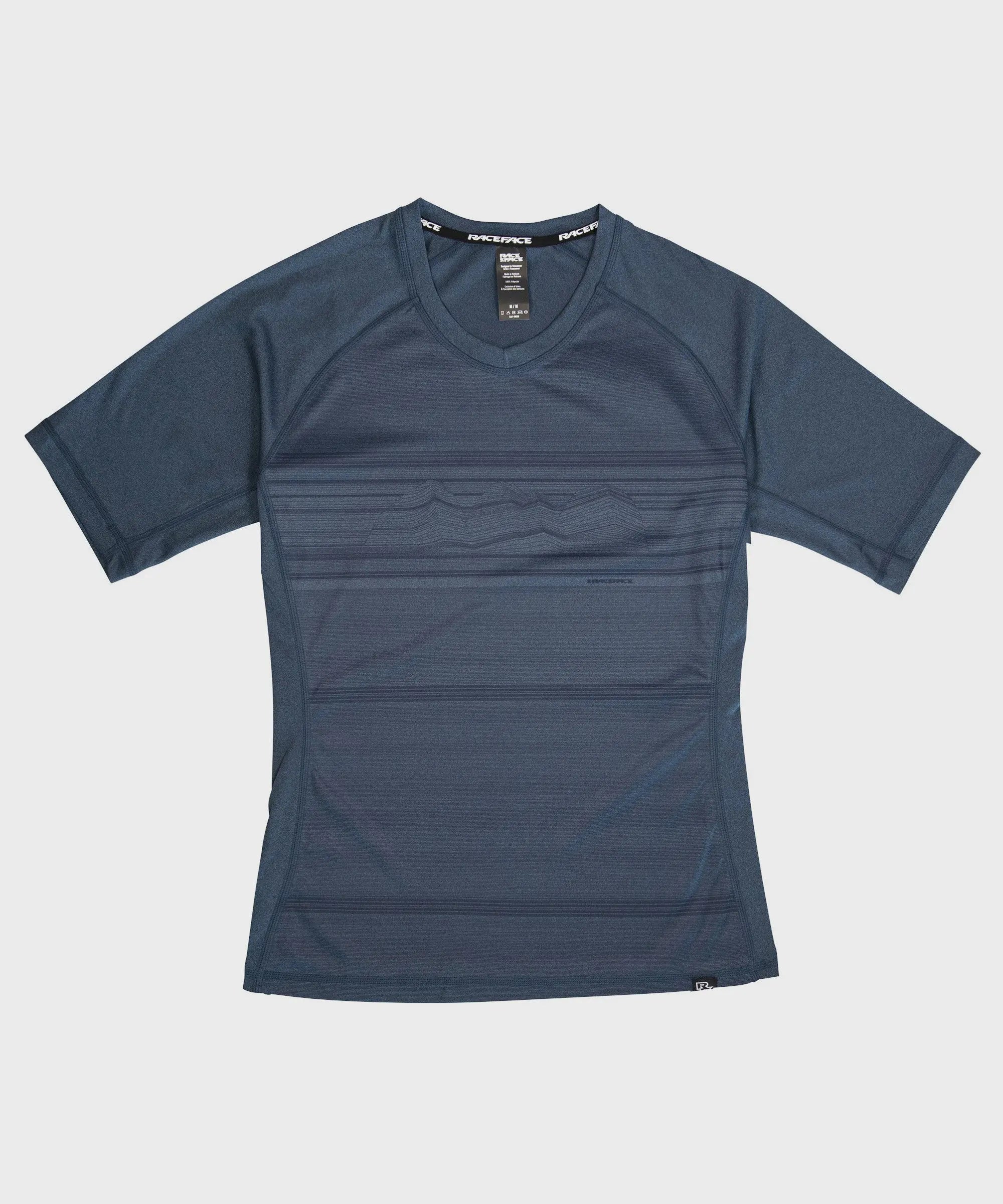 Race Face Nimby Ladies Short Sleeves Cycle Jersey Navy - FREE UK Shipping, FREE 365 Day Returns | Moto Central