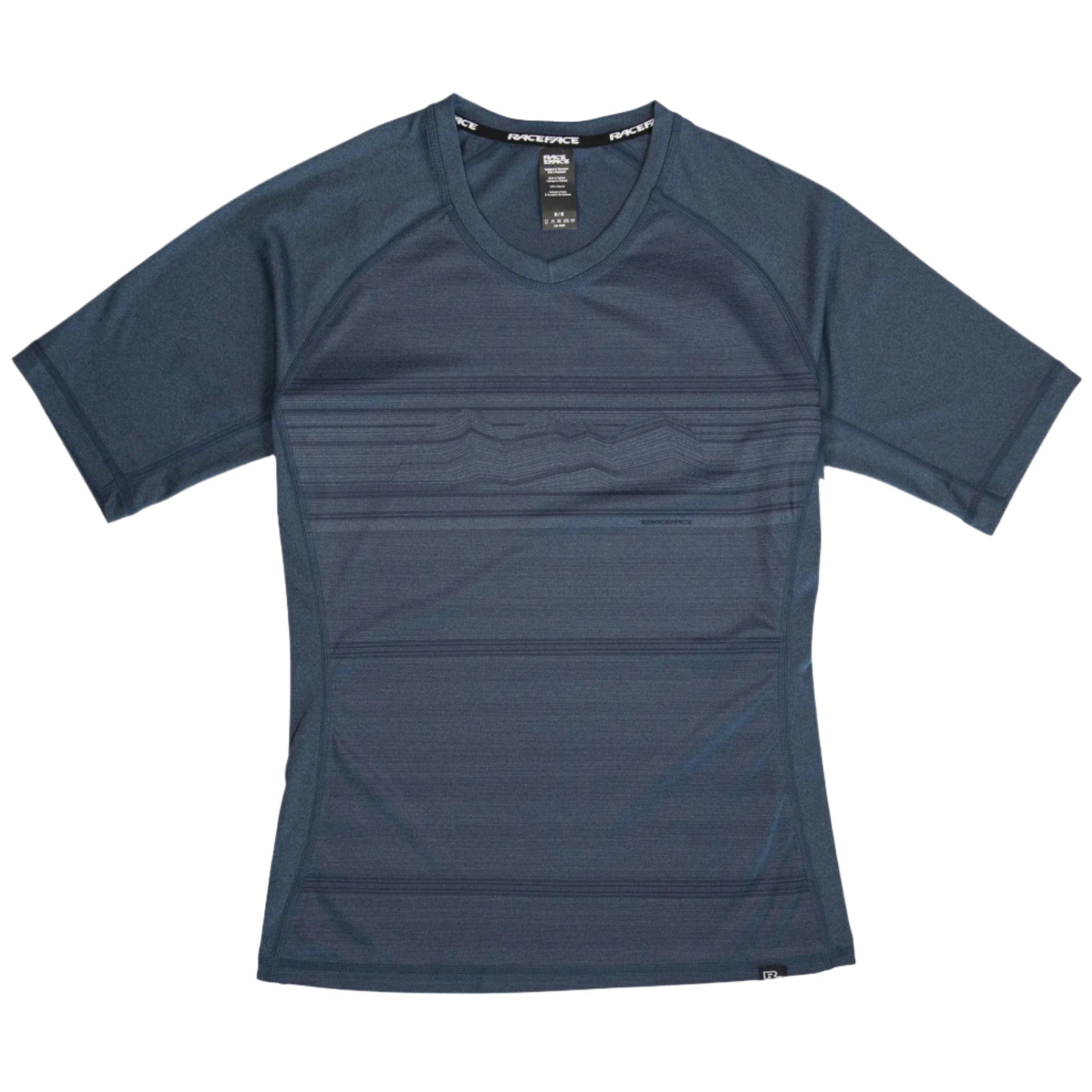 Race Face Nimby Ladies Short Sleeves Cycle Jersey Navy - FREE UK Shipping, FREE 365 Day Returns | Moto Central
