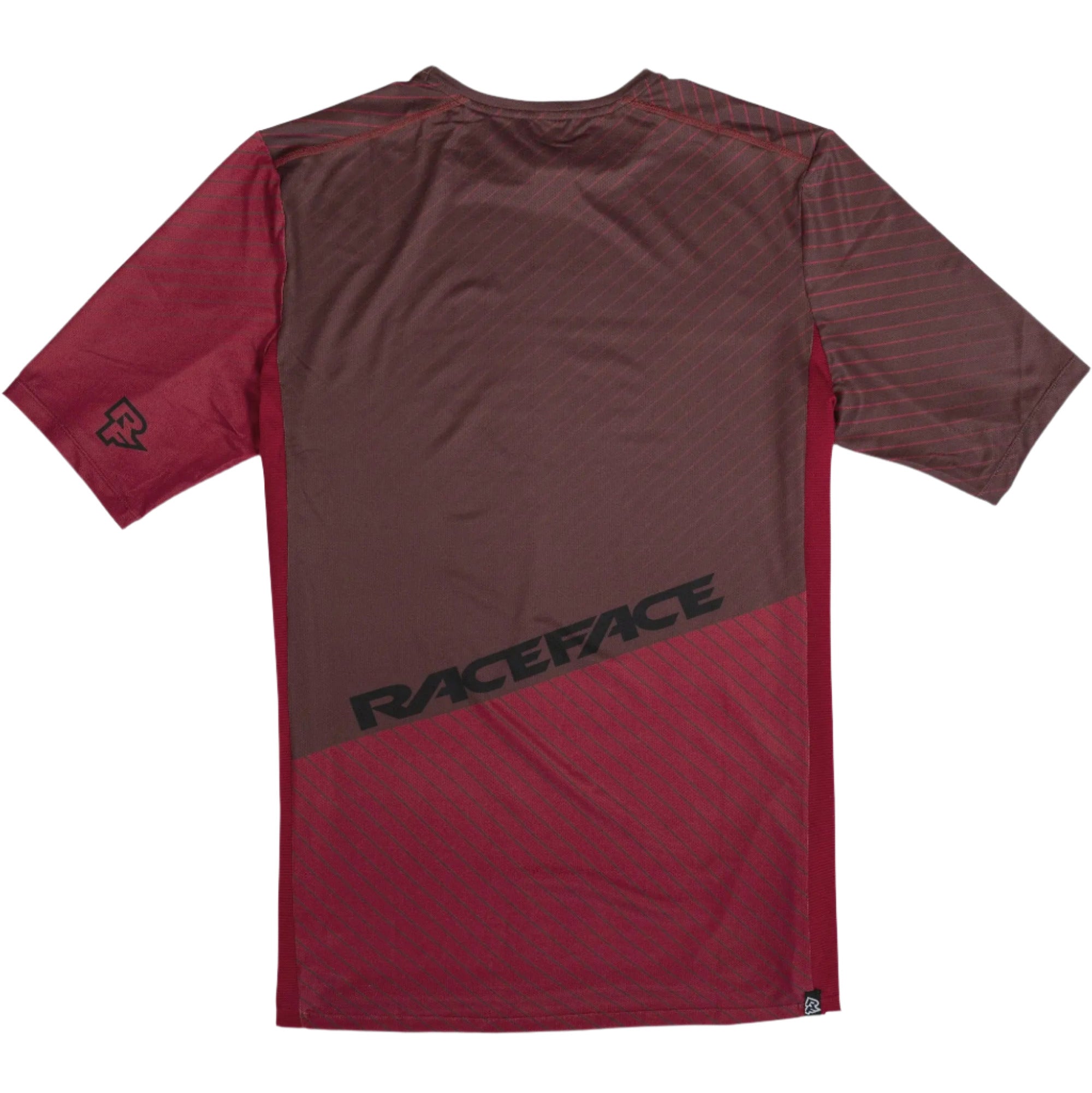Race Face Indy Short Sleeves Cycle Jersey Dark Red - FREE UK Shipping, FREE 365 Day Returns | Moto Central