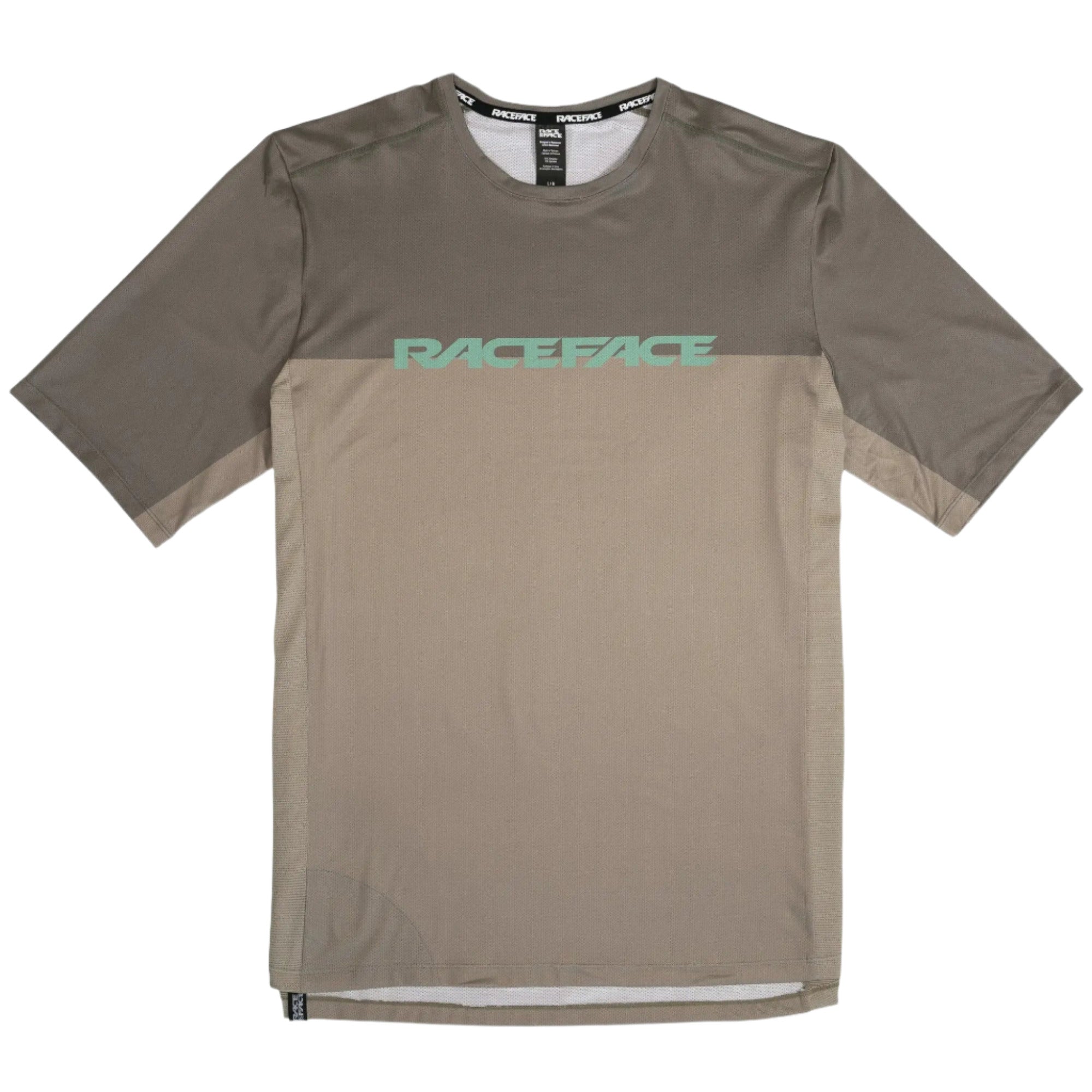 Race Face Indy Short Sleeves Cycle Jersey Sand - FREE UK Shipping, FREE 365 Day Returns | Moto Central