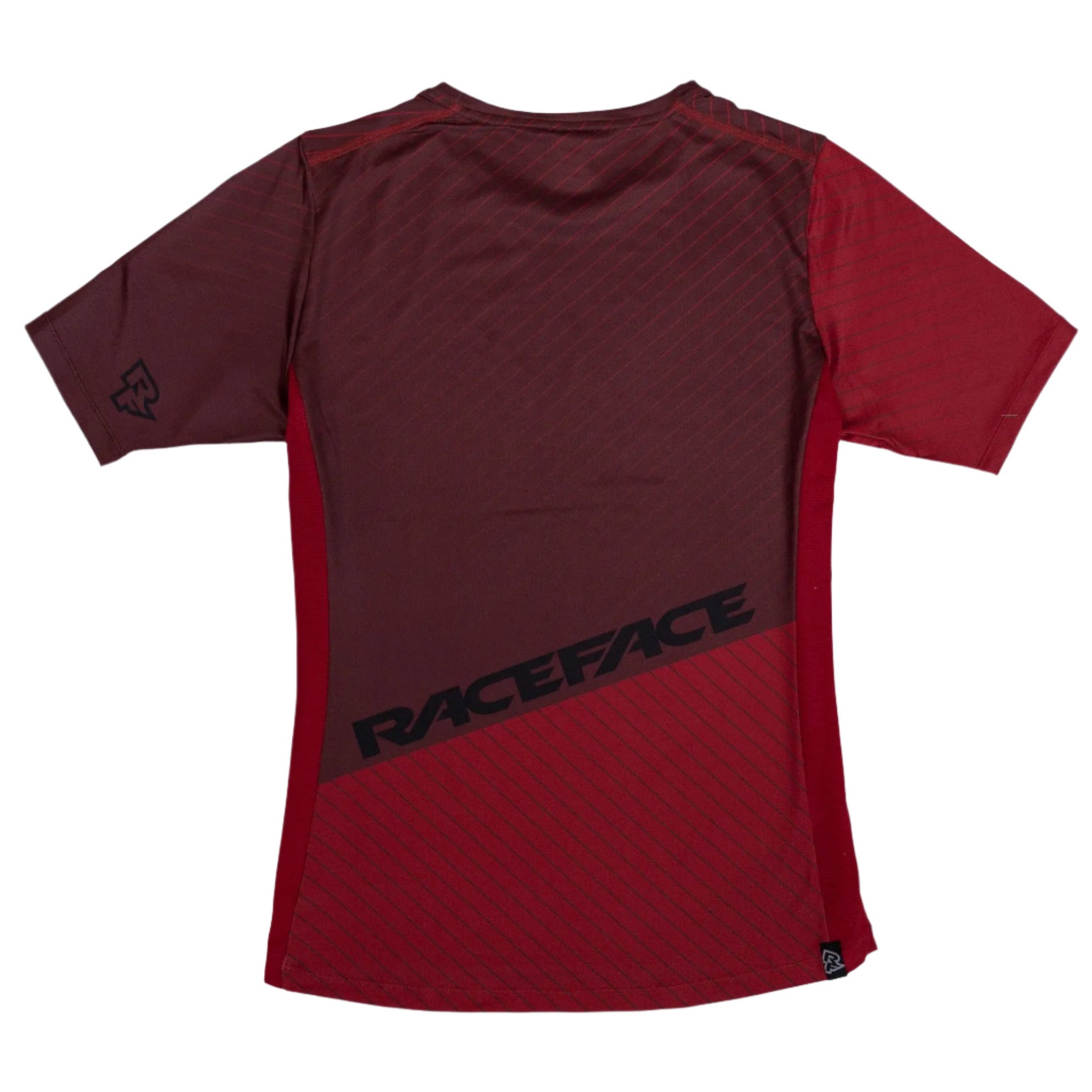 Race Face Indy Short Sleeves Cycle Jersey Dark Red - FREE UK Shipping, FREE 365 Day Returns | Moto Central