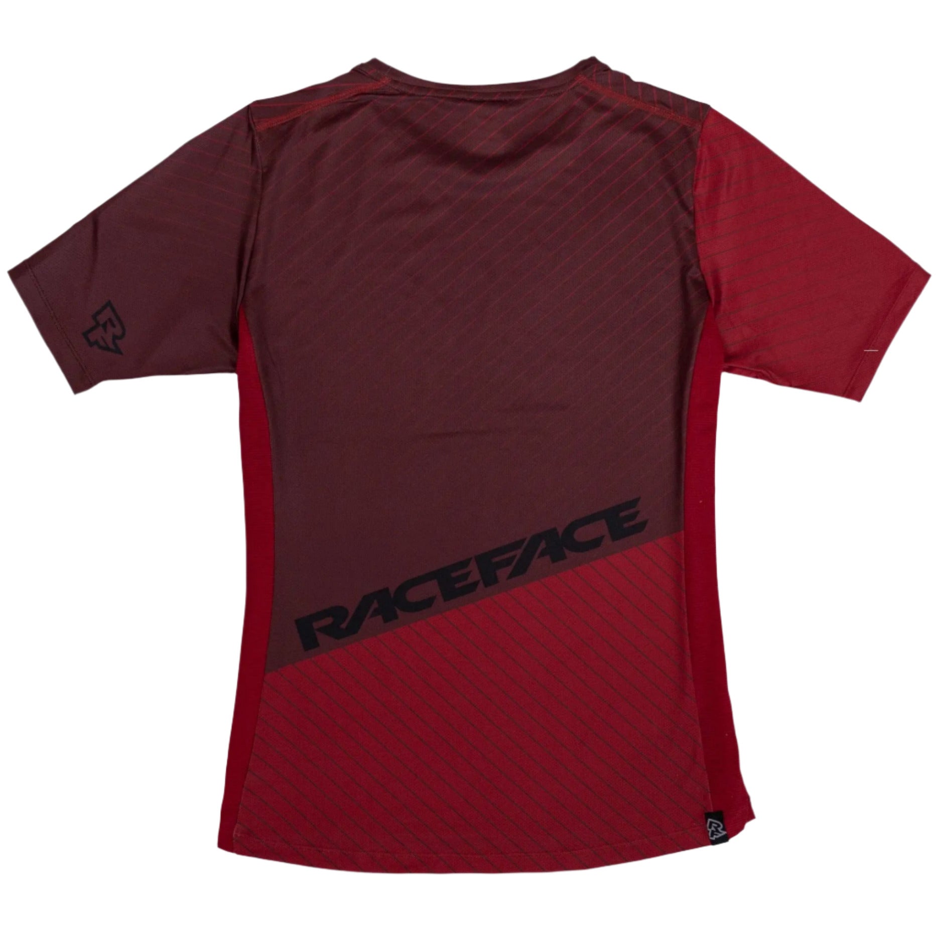 Race Face Indy Short Sleeve Jersey Dark Red - FREE UK Shipping, FREE 365 Day Returns | Moto Central