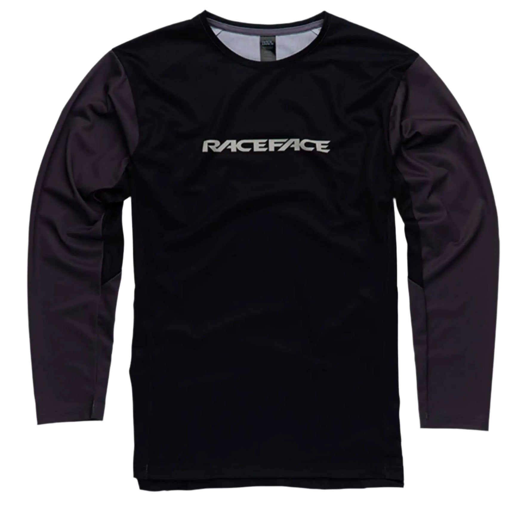 Race Face Indy Long Sleeve Cycle Jersey Charcoal - FREE UK Shipping, FREE 365 Day Returns | Moto Central