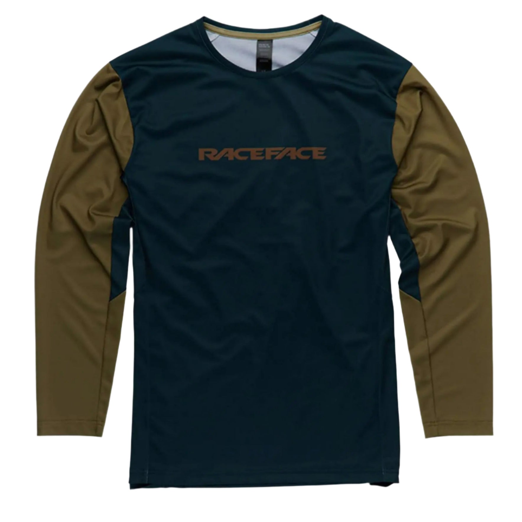 Race Face Indy Long Sleeve Cycle Jersey Pine - FREE UK Shipping, FREE 365 Day Returns | Moto Central