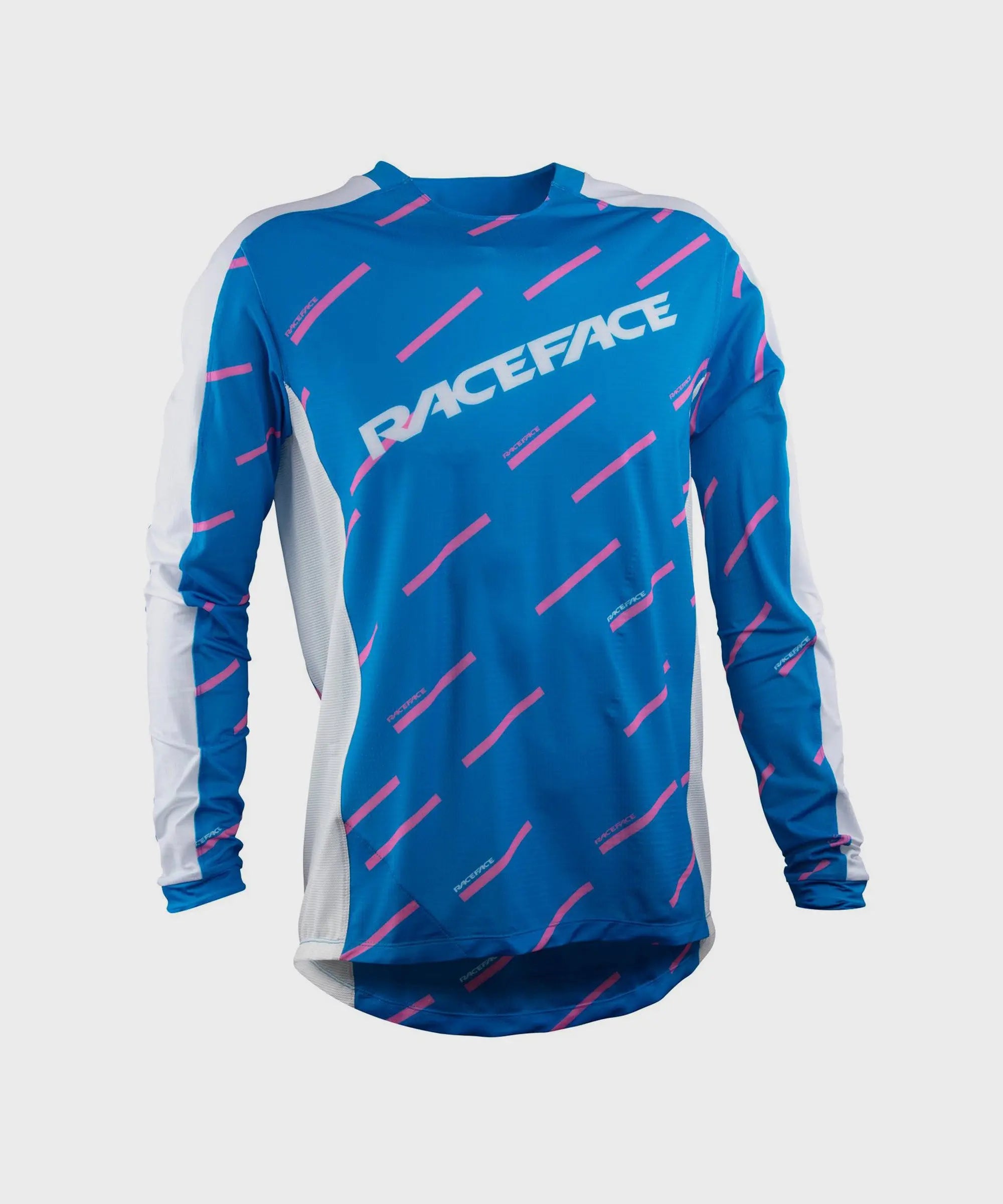 Race Face Ruxton Long Sleeves Cycle Jersey Royale Blue - FREE UK Shipping, FREE 365 Day Returns | Moto Central