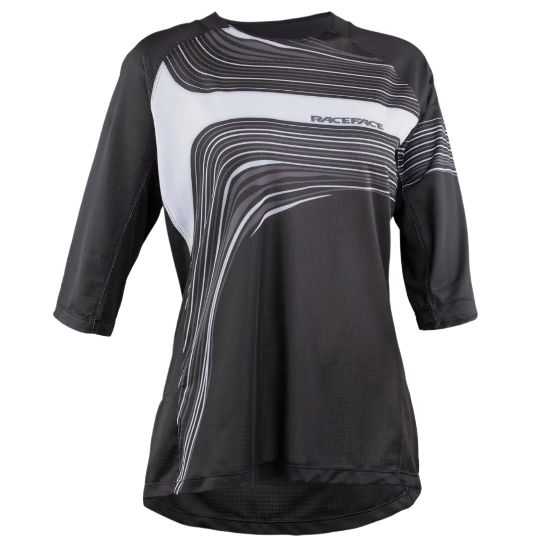 Race Face Khyber Ladies 3/4 Sleeves Cycle Jersey Concrete - FREE UK Shipping, FREE 365 Day Returns | Moto Central