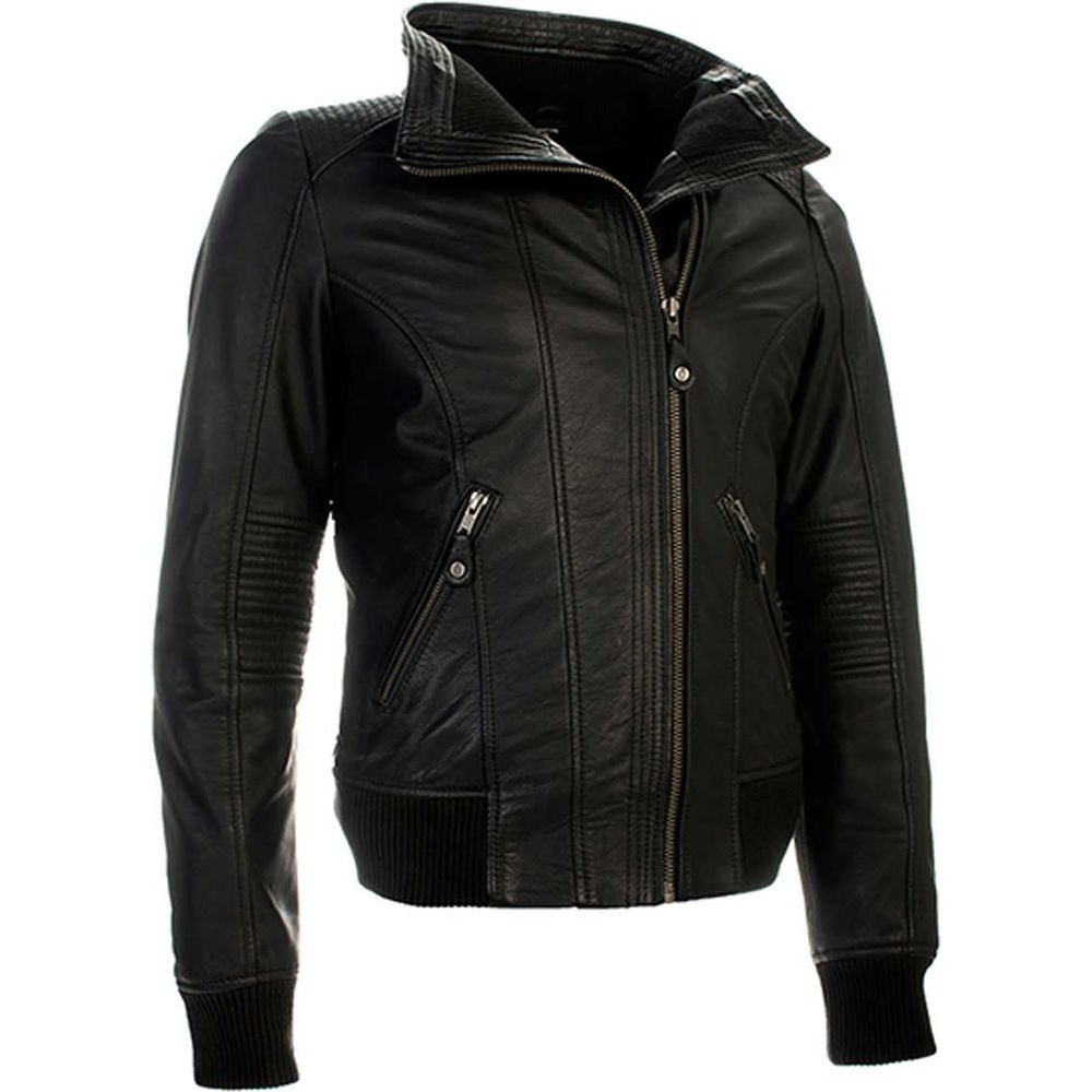 Richa Earhart Ladies Leather Jacket Black