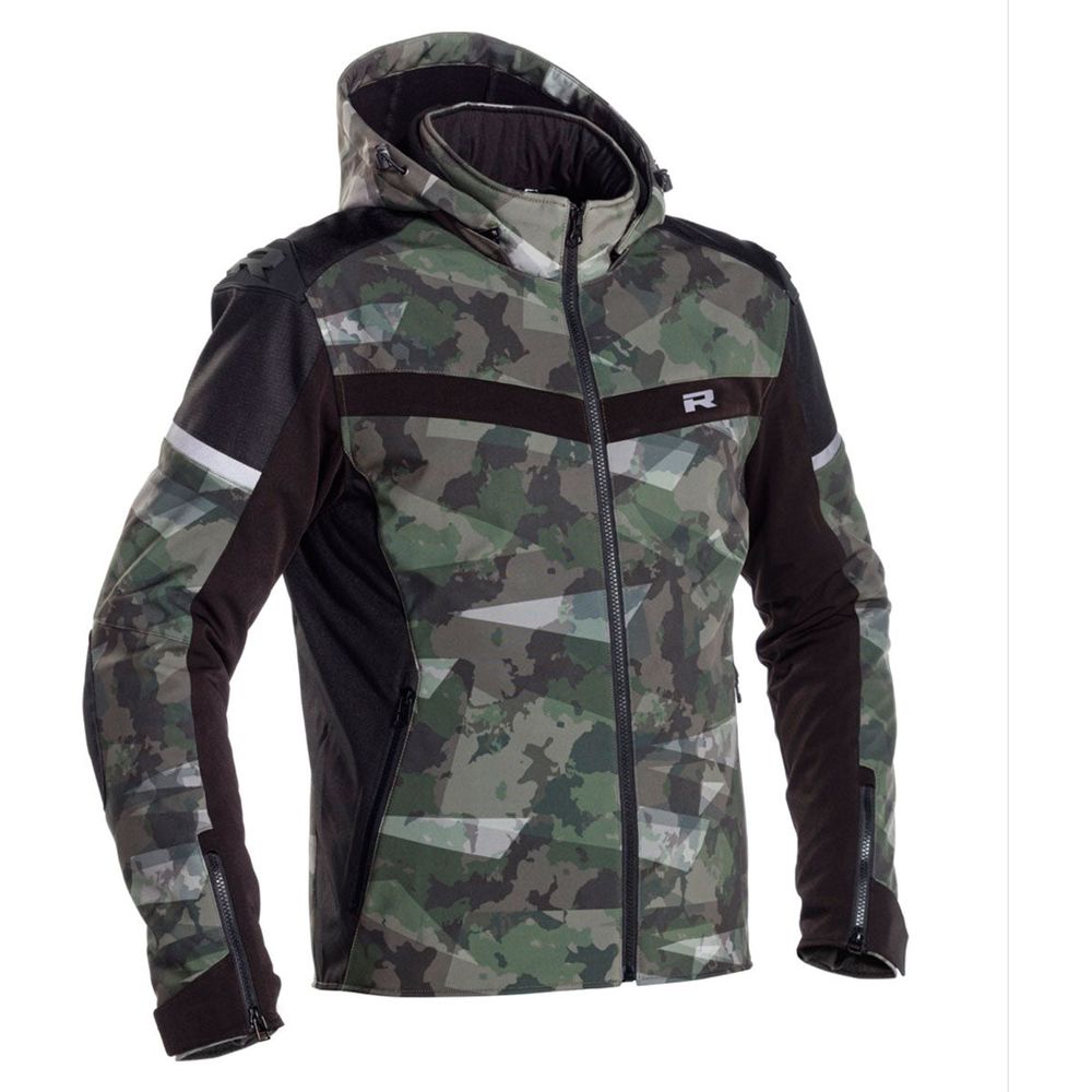 Richa Stealth Hooded Textile Jacket Camo Green