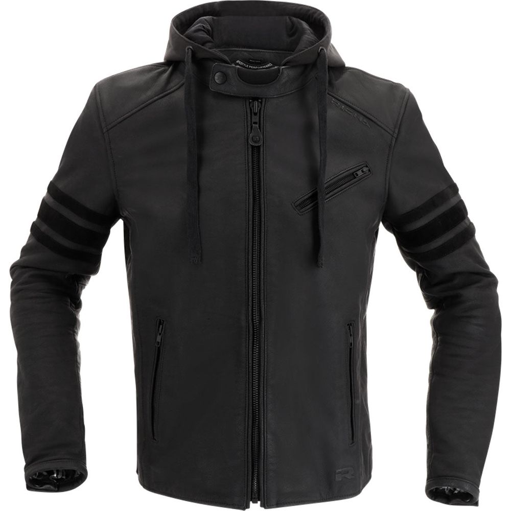 Richa Toulon Hooded Leather Jacket Black Edition