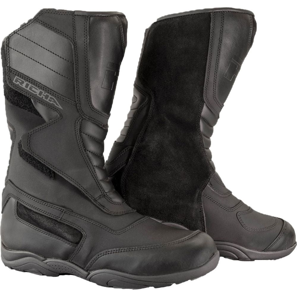Richa Vapour Waterproof Boots Black  - FREE UK Delivery - Moto Central