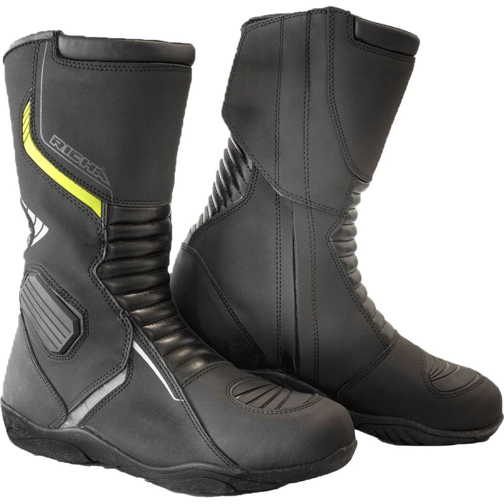 Richa Vortex Leather Boots Black