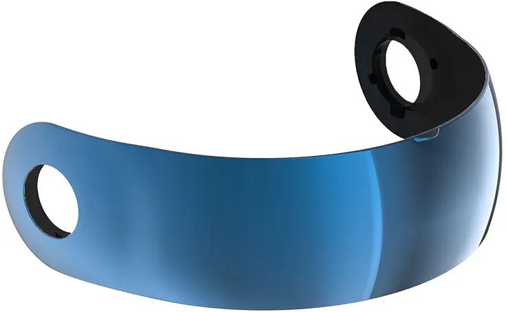 Roof RO35 Cooper Band Visor Iridium Blue FREE UK Delivery, FREE 365 Day Returns | Moto Central