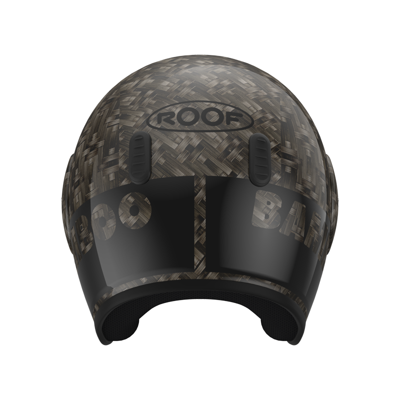 Roof RO15 Bamboo Gloss Black FREE UK Delivery, FREE 365 Day Returns | Moto Central