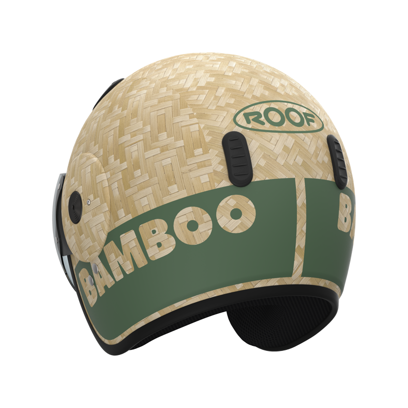 Roof RO15 Bamboo Pure Matt Khaki FREE UK Delivery, FREE 365 Day Returns | Moto Central
