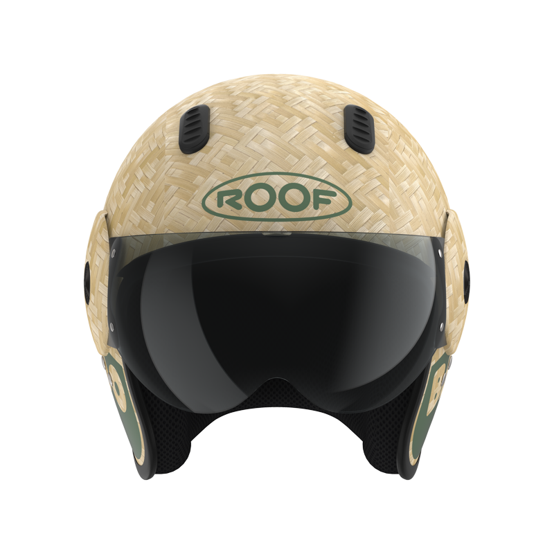 Roof RO15 Bamboo Pure Matt Khaki FREE UK Delivery, FREE 365 Day Returns | Moto Central