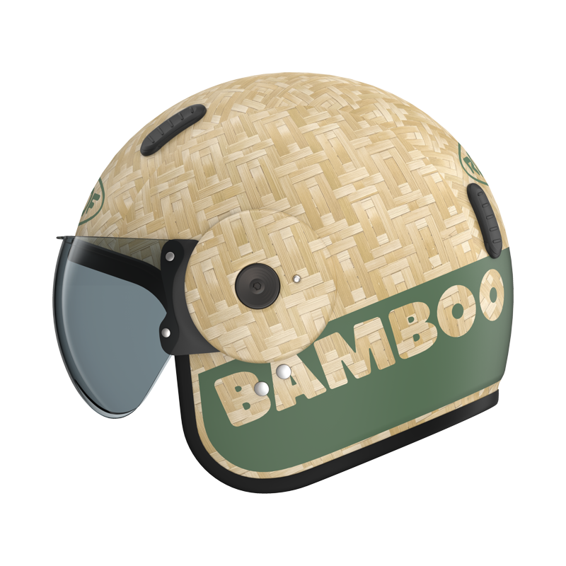 Roof RO15 Bamboo Pure Matt Khaki FREE UK Delivery, FREE 365 Day Returns | Moto Central