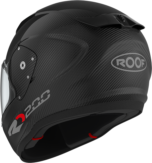Roof RO200 Carbon Brilliant Glossy Black FREE UK Delivery, FREE 365 Day Returns | Moto Central