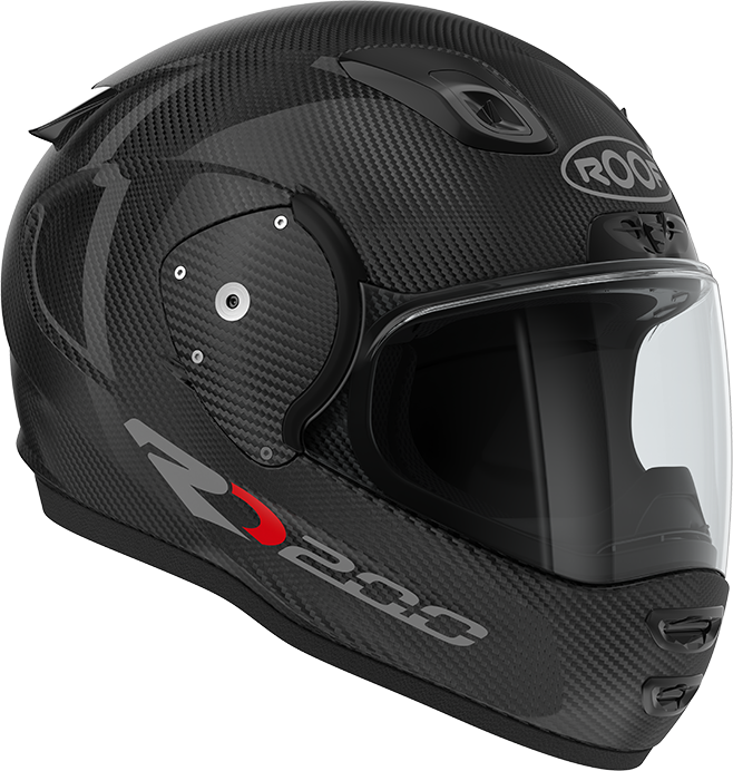 Roof RO200 Carbon Brilliant Glossy Black FREE UK Delivery, FREE 365 Day Returns | Moto Central