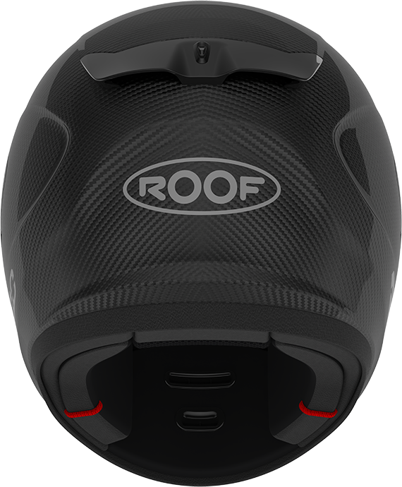 Roof RO200 Carbon Brilliant Glossy Black FREE UK Delivery, FREE 365 Day Returns | Moto Central