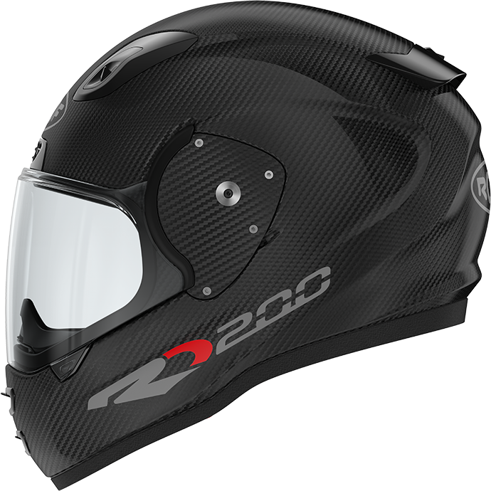 Roof RO200 Carbon Brilliant Glossy Black FREE UK Delivery, FREE 365 Day Returns | Moto Central