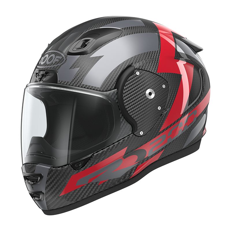 Roof RO200 Carbon Suzuka Metal Red FREE UK Delivery, FREE 365 Day Returns | Moto Central