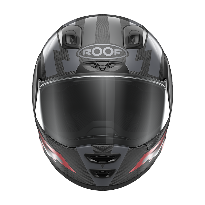 Roof RO200 Carbon Suzuka Metal Red FREE UK Delivery, FREE 365 Day Returns | Moto Central