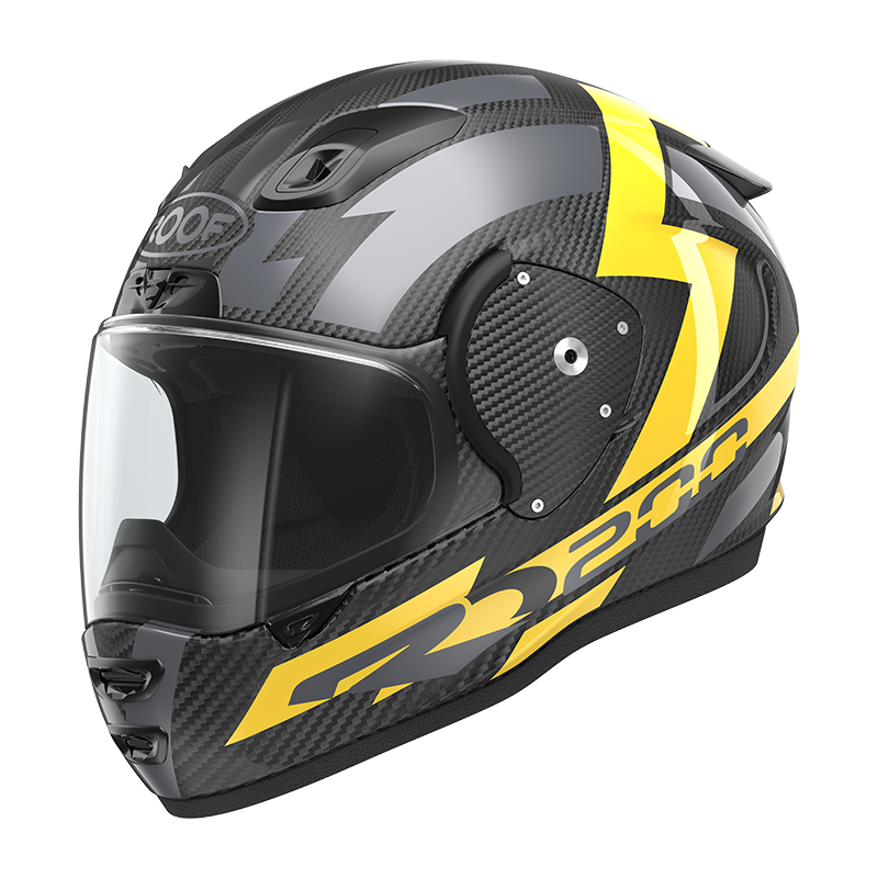Roof RO200 Carbon Suzuka Metal Yellow FREE UK Delivery, FREE 365 Day Returns | Moto Central