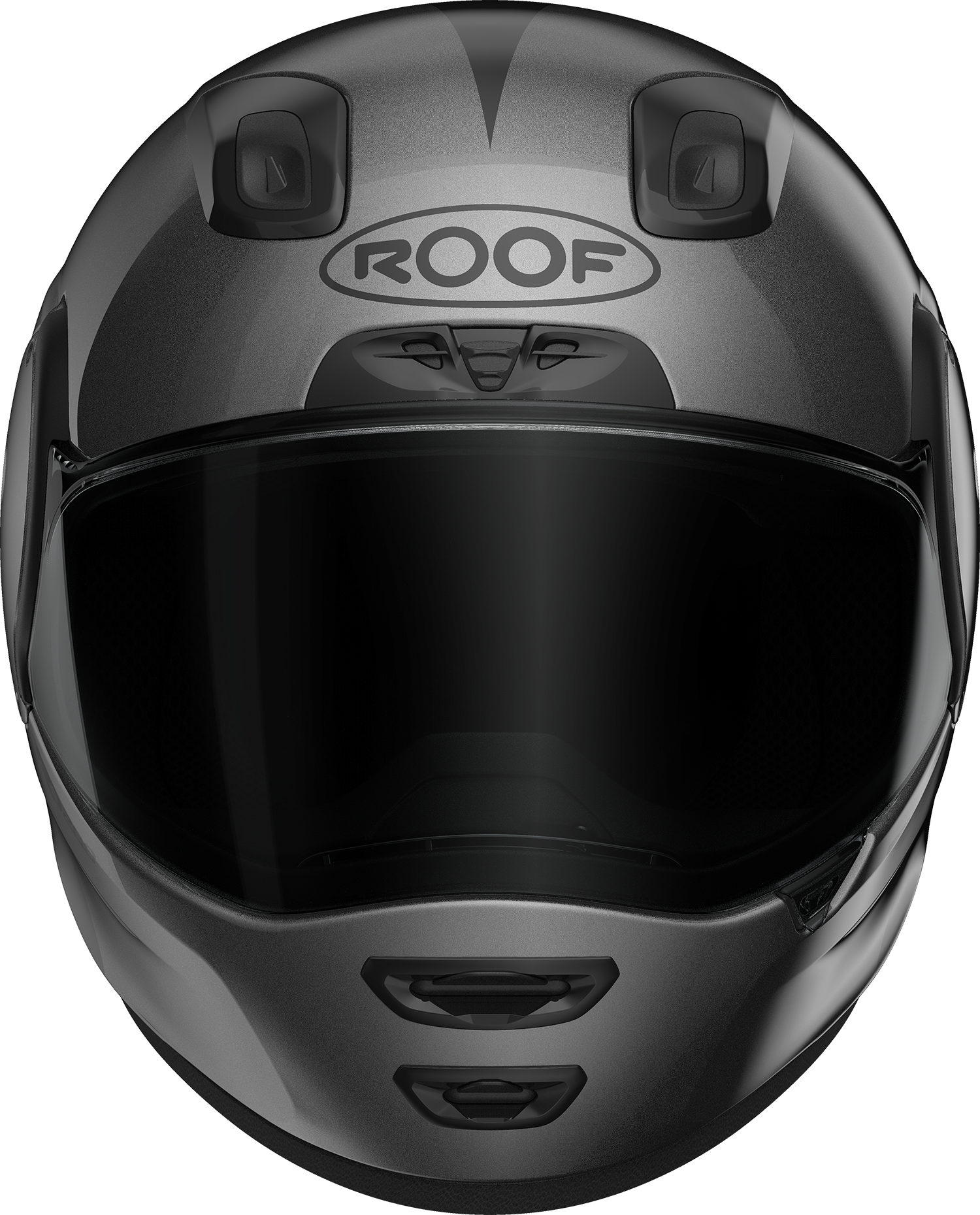 Roof RO200 Troyan Black / Steel FREE UK Delivery, FREE 365 Day Returns | Moto Central
