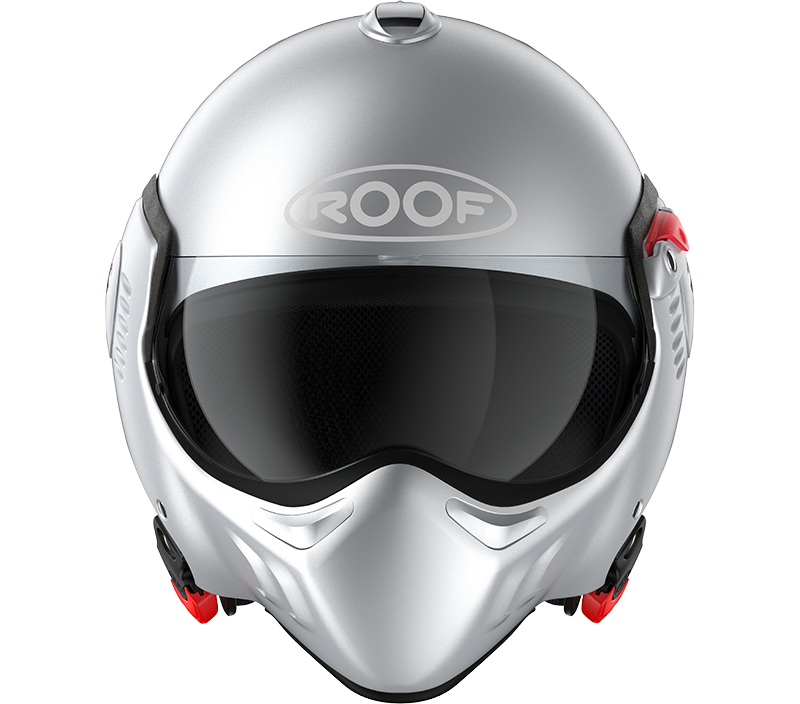 Roof RO5 Boxer Alpha Matt Silver / White FREE UK Delivery, FREE 365 Day Returns | Moto Central