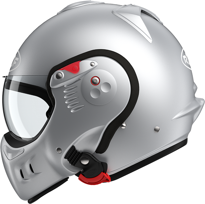 Roof RO5 Boxer Alpha Matt Silver / White FREE UK Delivery, FREE 365 Day Returns | Moto Central