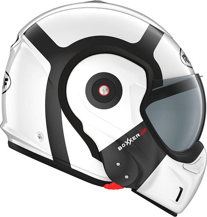 Roof RO9 Boxxer 2 Bond Black / White right-side full-face view