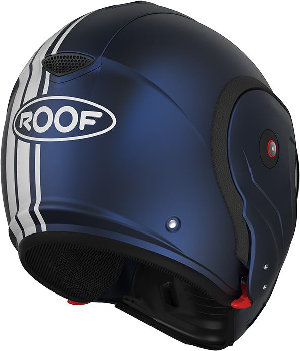 Roof RO9 Boxxer 2 Stripes Dark Blue FREE UK Delivery, FREE 365 Day Returns | Moto Central