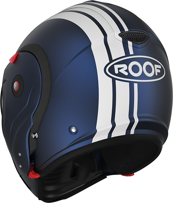 Roof RO9 Boxxer 2 Stripes Dark Blue FREE UK Delivery, FREE 365 Day Returns | Moto Central