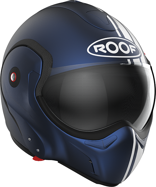 Roof RO9 Boxxer 2 Stripes Dark Blue FREE UK Delivery, FREE 365 Day Returns | Moto Central