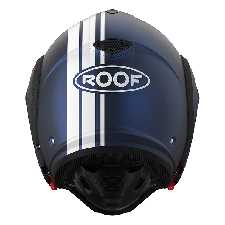 Roof RO9 Boxxer 2 Stripes Dark Blue rear full-face view